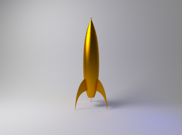 2d shape rocket