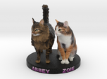 Custom Cat Figurine - Abbey and Zoie