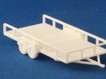 HO Scale Four set of Flat Bed Trailer
