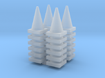 Road Cone Stack (4Pack) 1-87 HO Scale
