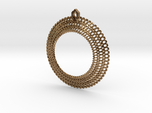 Crochet Pendant (precious/semi-precious metals)
