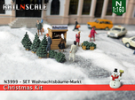 SET Weihnachtsbäume-Markt (N 1:160)