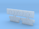 RCN014 Emblems for Pro-Line Toyota SR5 