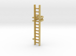 'N-Scale' - 10' Caged Ladder