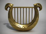 Goddess's Harp Pendant