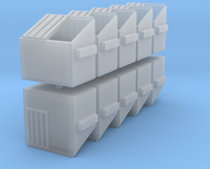 Dumpster - set of 10 - Nscale