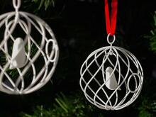 merry bird - christmas ornament Thumbnail