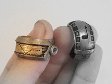 Robot Ring (Silver) Thumbnail