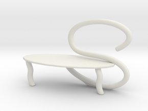 Chair No. 38 in White Natural Versatile Plastic