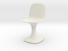 Chair No. 13 in White Natural Versatile Plastic