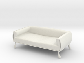 Couch No. 9 in White Natural Versatile Plastic