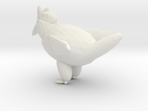 Chicken in White Natural Versatile Plastic