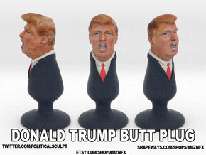 Donald Trump Plug in Full Color Sandstone
