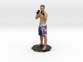 Chris Wade MMA - 6" Figurine on Octogon Base  in Full Color Sandstone