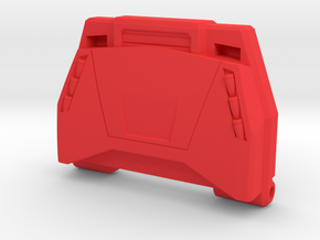 Lambo Chest Plate in Red Processed Versatile Plastic: Small