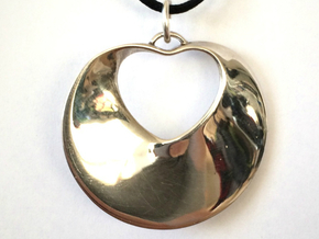 Infinite Love in Fine Detail Polished Silver