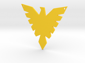 The Phoenix in Yellow Processed Versatile Plastic