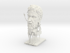 Platon In Z Stl in White Natural Versatile Plastic
