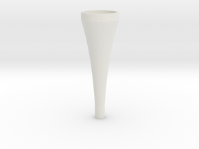 exponential horn in White Natural Versatile Plastic