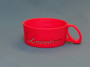 Cupholder in Red Processed Versatile Plastic