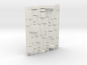 Mondrian 3D exploration. in White Natural Versatile Plastic