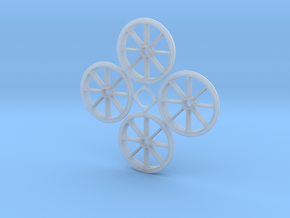 1:32 Hawaiian Cane Car Wheels in Tan Fine Detail Plastic