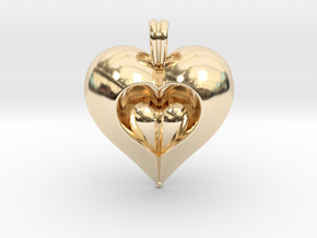 Love in 14k Gold Plated Brass
