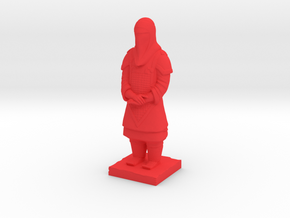 Terracotta Guard  in Red Processed Versatile Plastic