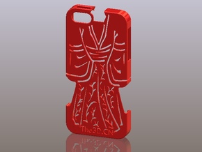 iPhone5_The Chinese Style -- Ancient costume 03 in Red Processed Versatile Plastic
