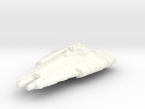Tusokk Hammer class Battleship in White Processed Versatile Plastic
