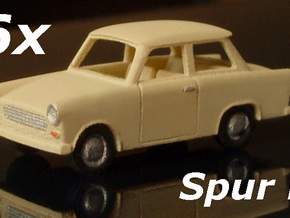 Trabant 601 6er Satz Spur N in Tan Fine Detail Plastic