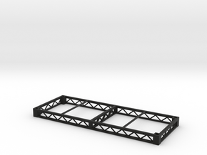 1:25 Platform 8x3, frame only in Black Natural Versatile Plastic
