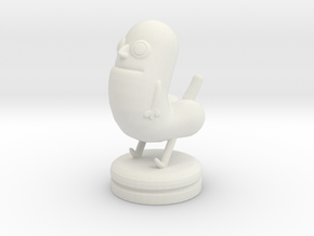 Internet Memes DickButt in White Natural Versatile Plastic