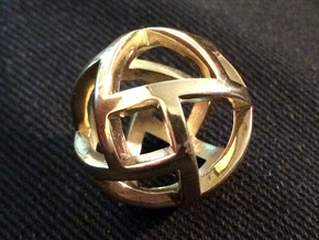 Sphere #1 (24mm) in Polished Brass