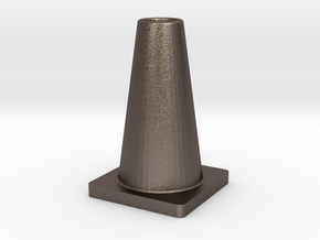 Pylon in Polished Bronzed Silver Steel