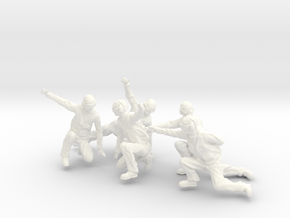 32-H0072: Carrier catapult 2 or 4 crew scale 1:32 in White Processed Versatile Plastic