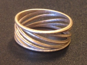 Ring Twist v1 in Natural Bronze