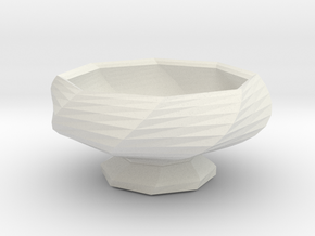 Sake Cup 01 in White Natural Versatile Plastic