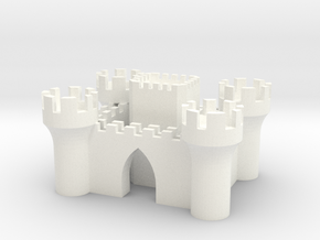 Castle in White Processed Versatile Plastic