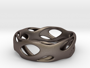 Frohr-design-bracelet-7.10.2015-2 in Polished Bronzed Silver Steel