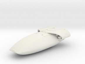 Type 10 Shuttle in White Natural Versatile Plastic