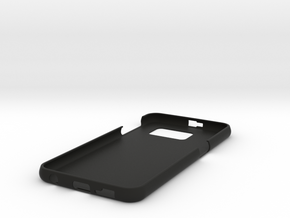 Galaxy S6 simple case in Black Natural Versatile Plastic