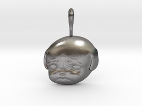 Pouty Puppy in Polished Nickel Steel
