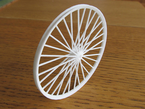 Pit Sheave Wheel 105 mm in White Natural Versatile Plastic