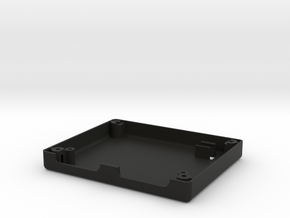 Uzebox bottom shell with ISP port in Black Natural Versatile Plastic