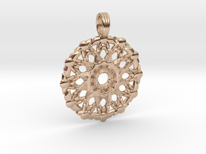 PRIMORDIAL MOTHER in 14k Rose Gold Plated Brass
