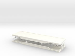 1/64th 28' outside frame flatbed doubles in White Processed Versatile Plastic