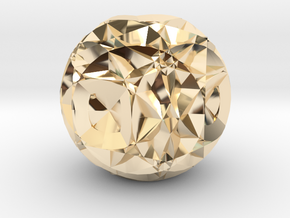 Hail Stone 89mm (Large) in 14K Yellow Gold