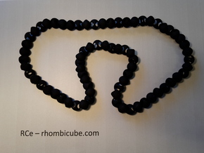 Necklaces - RCe v1 in Black Natural Versatile Plastic
