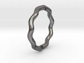 Sine Ring Round 15.6mm in Polished Nickel Steel